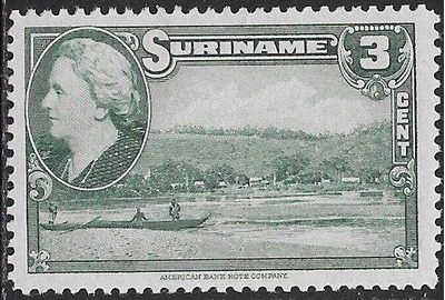 Suriname 188 Unused/Hinged - Surinam River Near Berg en Dahl Plantation, HipStamp, 