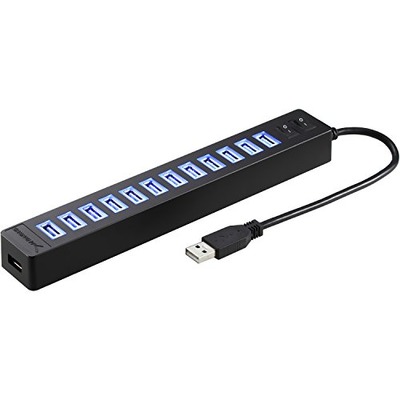Sabrent 13 Port High Speed USB 2.0 Hub with Power Adapter And 2 Control Switches (HB-U14P), Amazon, 