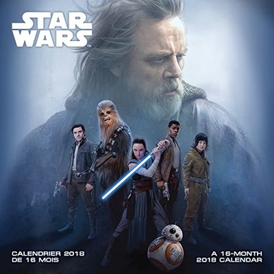 2018 Star Wars Episode VIII Bilingual Wall Calendar, Amazon, 