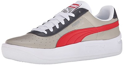 PUMA Men's GV Special Lace-Up Fashion Sneaker, Drizzle/High Risk Red/White, 4 M US, Amazon, 