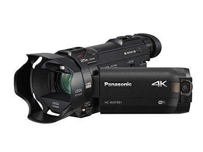Panasonic HC-WXF991K 4K Ultra HD Camcorder with Wi-Fi, Built with Multi Scene Twin Camera (Black), Amazon, 