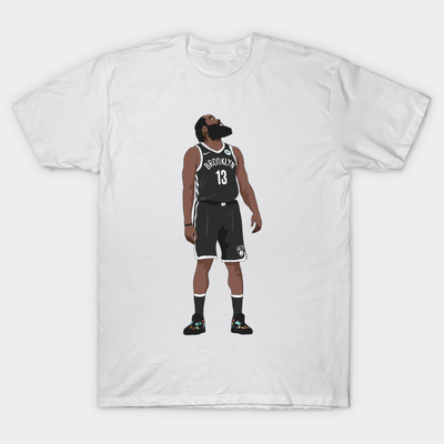 James Harden - Brooklyn Nets T-Shirt, TeePublic, 