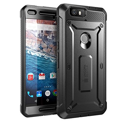 Nexus 6P Case, SUPCASE [Heavy Duty] Belt Clip Holster Case for Google Nexus 6P (2015 Release) [Unicorn Beetle PRO Series] Full-body Rugged Hybrid Protective Cover with Screen Protector (Black/Black), Amazon, 