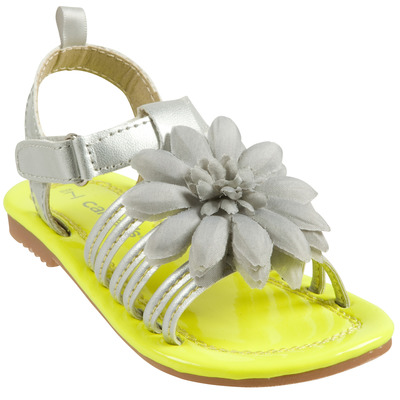 Strappy Sandal with Flower, OshKosh, 