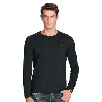 Custom-Fit Long-Sleeve T-Shirt, RalphLauren, 