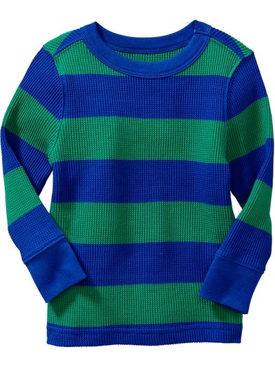 Striped Waffle-Knit Tees for Baby, OldNavy, 