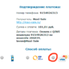 Сразу после нажатия кнопки «Оплатить» вы перейдёте на страницу оплаты qiwi.ru