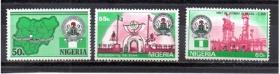 Nigeria 474-476 MNH, HipStamp, 