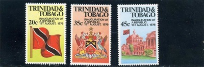 Trinidad Tobago 1977 Scott# 272-4 mint hinged, Ebay, 