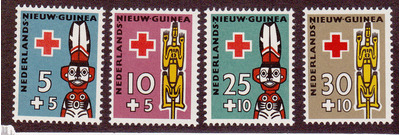 Netherlands New Guinea # B 15-18, Mint Never Hinged, HipStamp, 