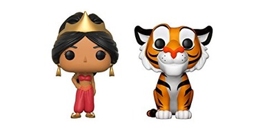Funko POP! Disney Aladdin: Jasmine and Rajah Toy Action Figures - 2 POP BUNDLE, Amazon, 