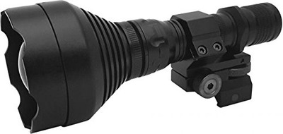 ATN IR850 Supernova Infrared Illuminator for hunting, law enforcement, search & rescue and military use, includes IR Illuminator, Easy rail mounting system, single lithium battery and battery charger, Amazon, 