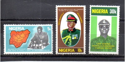 Nigeria 345-347 MNH, HipStamp, 