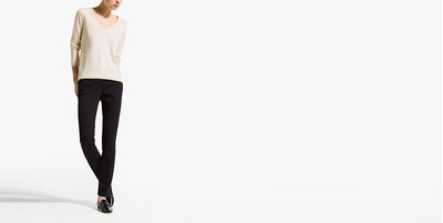 TROUSERS WITH A BUTTONED WAIST, MassimoDutti, 