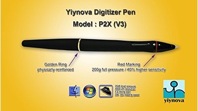 Yiynova P2X(V3) Premium Tablet Pen w/kit for YiyNova U series tablets, Amazon, 