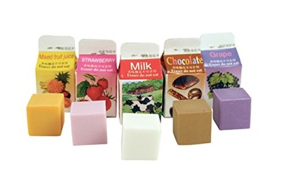 Kikkerland Scented Erasers, Milk Cartons (ER05), Amazon, 