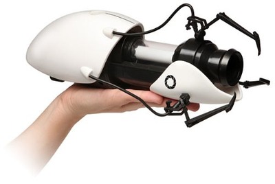 Portal 2 Miniature Portal Gun Replica with Fully Functional LED Lights and Sounds - Officially Licensed, Amazon, 