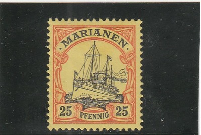 Mariana Islands Scott# 17 MH (1901 Kaiser's Yacht), HipStamp, 