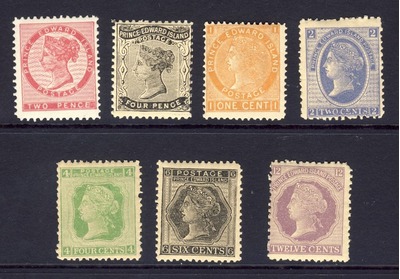 7x Canada MNH Prince Edward Island stamps 2p-4p-1c-2c-3c-4c-6c-12c C.V, Ebay, 