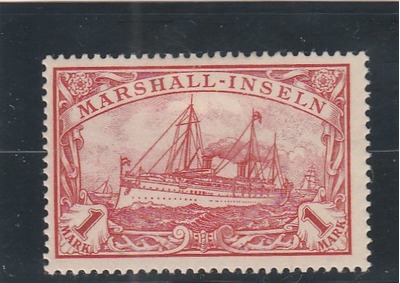 Marshall Islands Scott# 22 MH (1901 Kaiser's Yacht), HipStamp, 