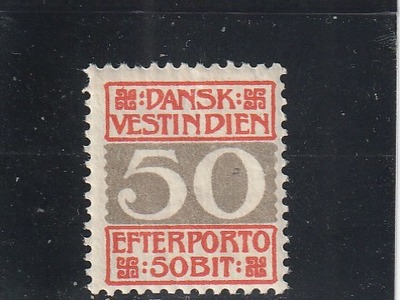 Danish West Indies Scott# J8 MH (1905 Postage Due), HipStamp, 