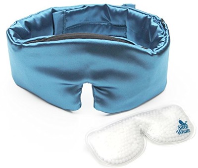 Sleep Whale Premium Comfort Sleep Mask - Luxury Design - Adjustable Eye Mask Strap for Comfortable Sleeping - with Lightweight Cool Gel Pack, Amazon, 