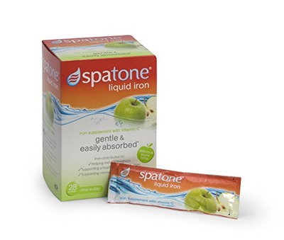 Spatone Iron Plus -Apple taste with vitamin C 28 sachets, Amazon, 