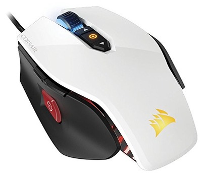 CORSAIR M65 Pro RGB - FPS Gaming Mouse - 12,000 DPI Optical Sensor - Adjustable DPI Sniper Button - Tunable Weights -Â White, Amazon, 