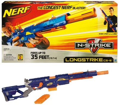Nerf N-Strike Longstrike CS-6 Dart Blaster (Discontinued by manufacturer), Amazon, 
