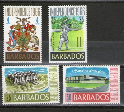Barbados 290-293 MLH, HipStamp, 