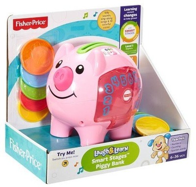 Fisher-Price Laugh & Learn Smart Stages Piggy Bank, Amazon, 