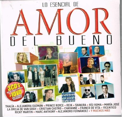 New offers for LO ESENCIAL DE AMOR DEL BUENO VOL. 5 (3 CD'S + DVD) ALEJANDRA GUZMAN,RIO ROMA,MARIA JOSE,MARC ANTHONY,CARLOS RIVERA Y MAS......, Amazon, 