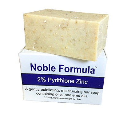 Noble Formula 2% Pyrithione Zinc (ZnP) Original Emu Bar Soap, 3.25 oz, Amazon, 