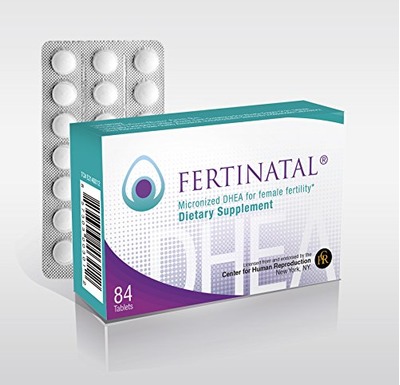 Fertinatal DHEA, 75 mg per day, Amazon, 
