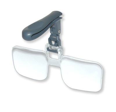 Carson Optical VisorMag 2.25x Power (+5.00 Diopters) Clip-On Magnifying Lens for Hats VM-14, Amazon, 