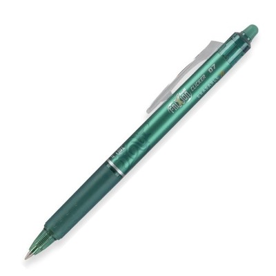 Pilot FriXion Clicker Retractable Erasable Gel Pens Fine Point (.7) Green Ink Dozen Box; Make Mistakes Disappear, No Need For White Out. Smooth Lines to the End of Page, Americaâs #1 Selling Pen Brand, Amazon, 