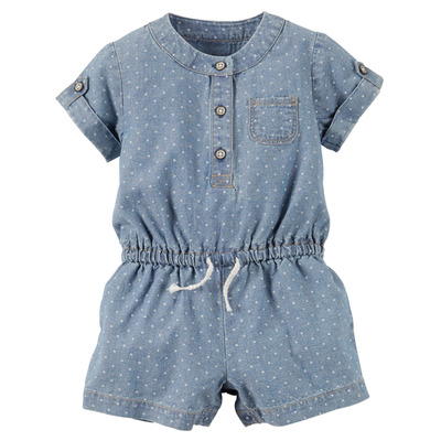 Chambray Romper, Carters, 