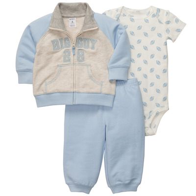 3-Piece French Terry Cardigan Set, Carters, 