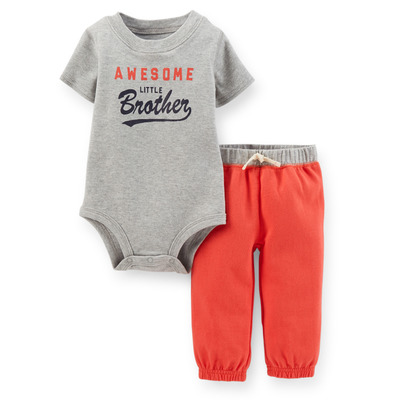 2-Piece Bodysuit & French Terry Pant Set, Carters, 