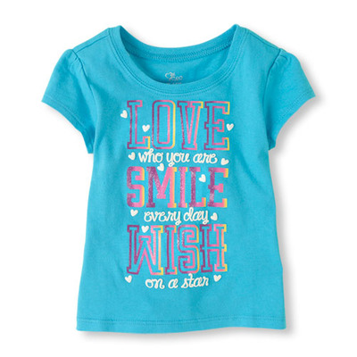 Love Smile Graphic Tee, ChildrensPlace, 