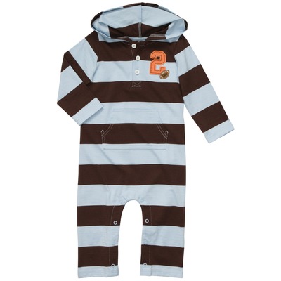 Striped Hooded Jumpsuit, OshKosh, 