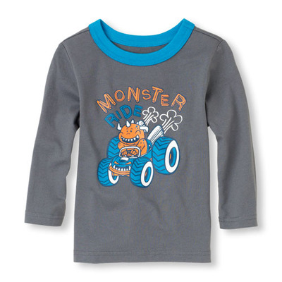 Monster Truck Graphic Tee, ChildrensPlace, 