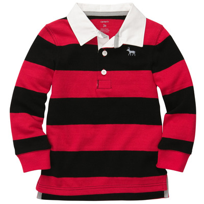 Long-Sleeve Rugby Shirt, Carters, 