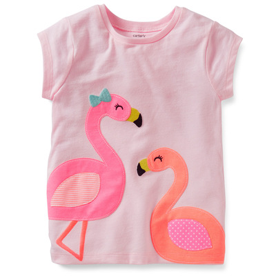 Flamingo Appliqu� Tee, Carters, 