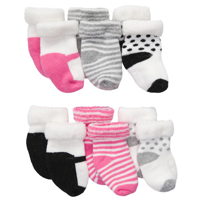 6-Pack Terry Booties, Carters, 