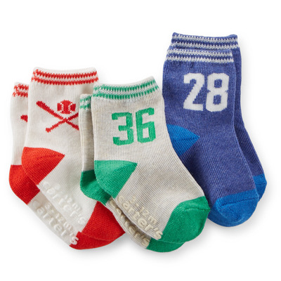 3-Pack Baseball Socks, Carters, 