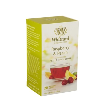 Raspberry & Peach Tag & Envelope Teabags, whittard, 
