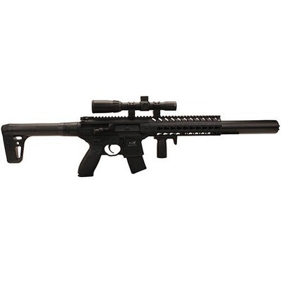 Sig Sauer MCX .177 CAL Co2 Powered (30 Rounds) 14x 24mm Scope Air Rifle, Black, Amazon, 