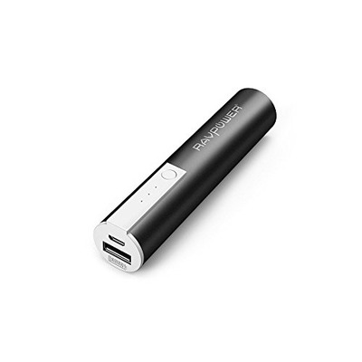 RAVPower Luster Mini 3350mAh Smallest but Powerful Enough Portable Charger External Battery Pack and Power Bank and iSmart for iPhone, iPad, Android and Other Smart Devices (Black), Amazon, 