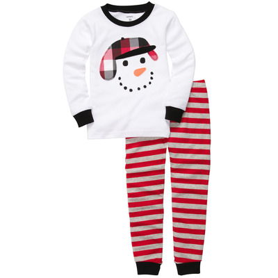 Snug Fit Cotton 2-Piece Christmas PJs, Carters, 